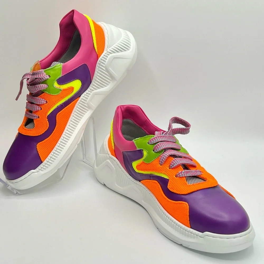 New With Box MINA BY KKIRA Sneakers Size US 9.5 Retails @$295 - Picture 5 of 10
